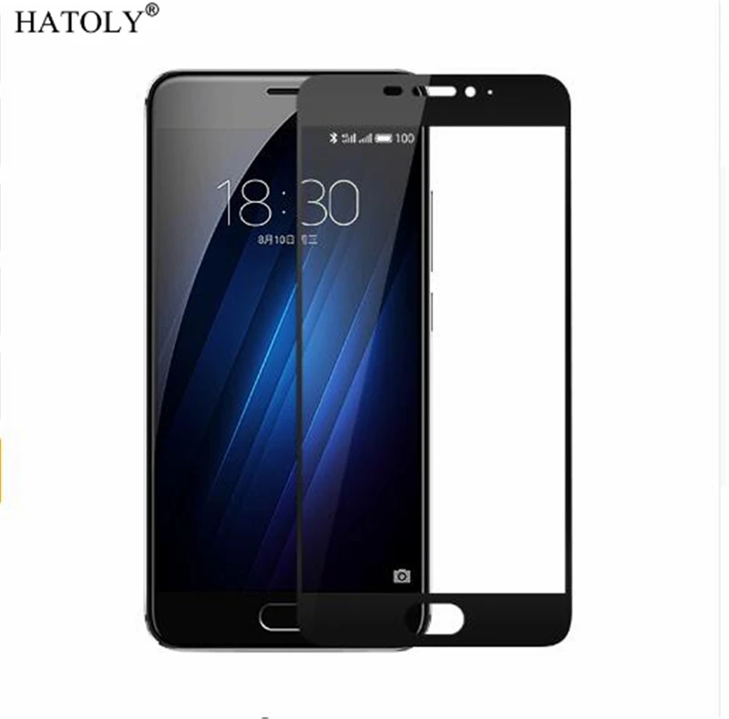 Закаленное стекло HATOLY для Meizu M3E защитная пленка экрана meilan E с полным покрытием M1E