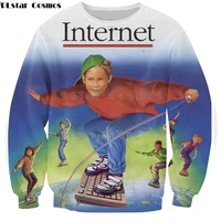 plstar cosmos sweatshirt new style fashion hoodies harajuku internet crewneck sweatshirt long sleeve crewneck tops