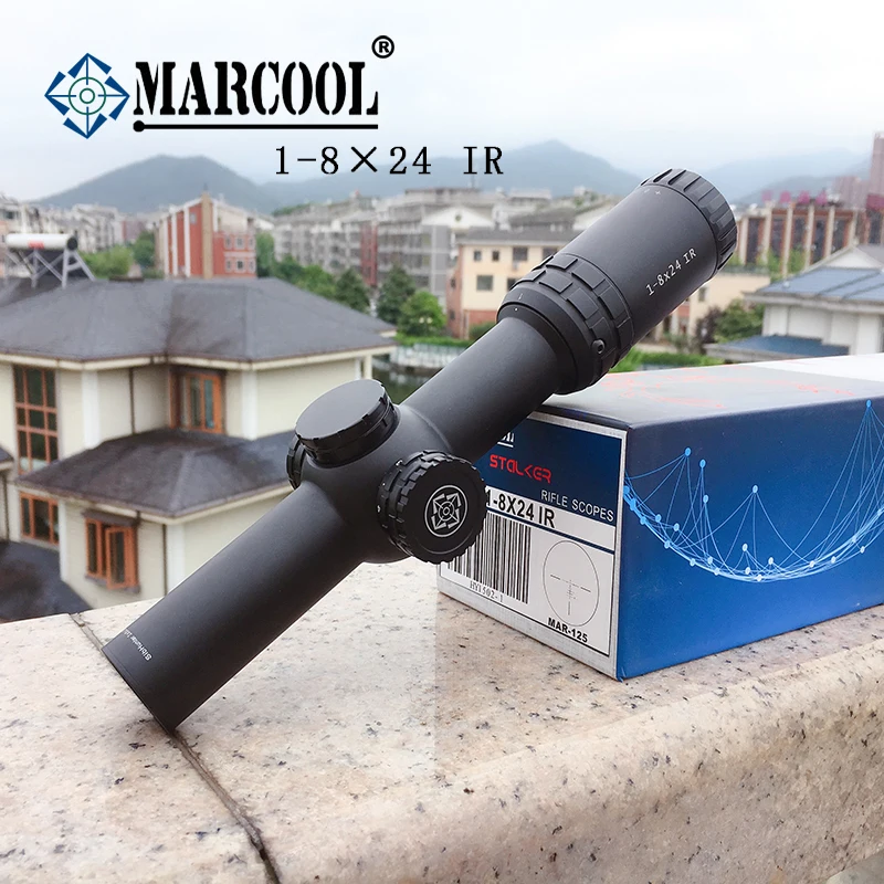 Прицел MARCOOL 1 8X24 IG для охоты тактический оптический коллиматор прицел винтовки с