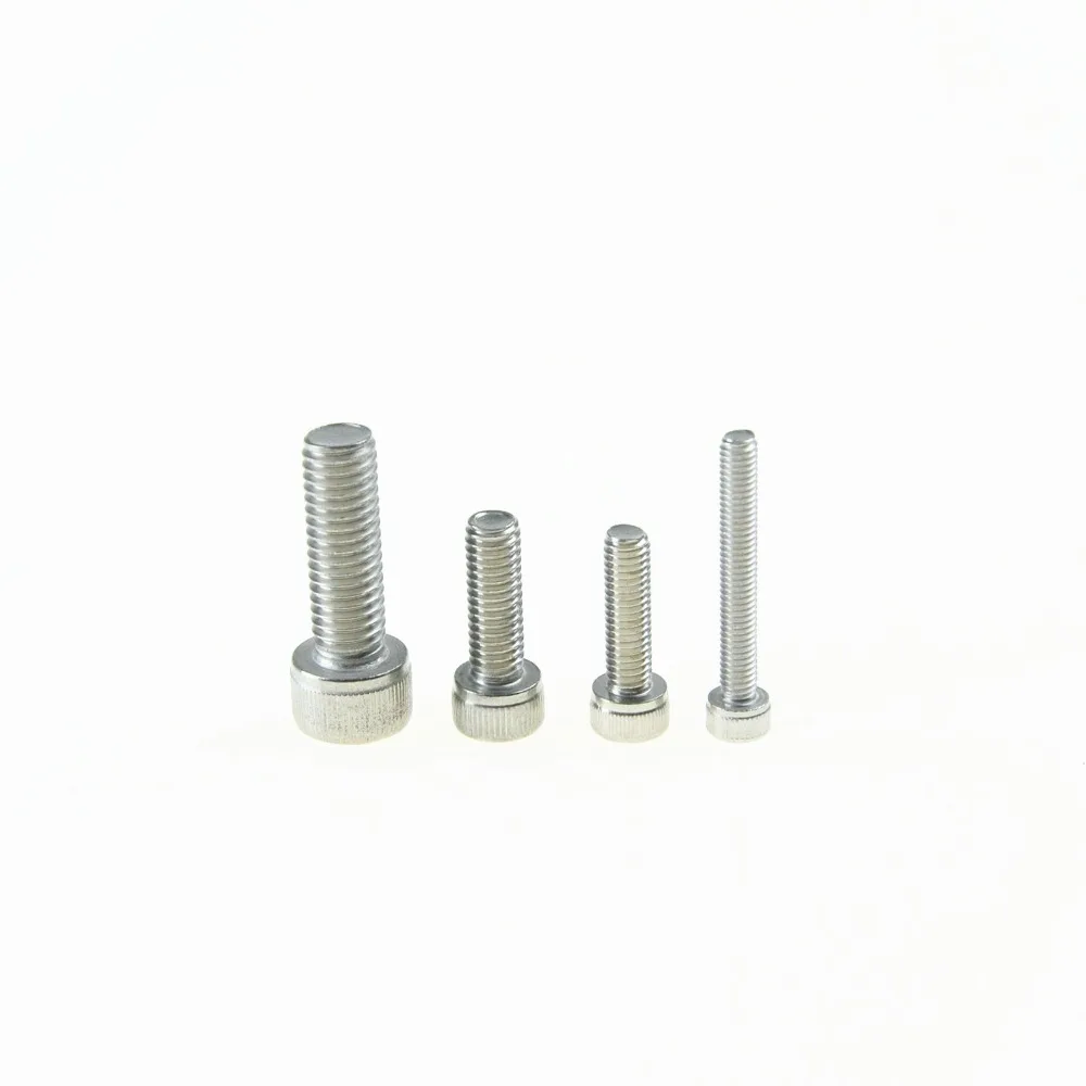 

Метрическая резьба 304 нержавеющая сталь DIN 912 M2.5 Шестигранная головка колпачок винты из нержавеющей стали 100 шт.