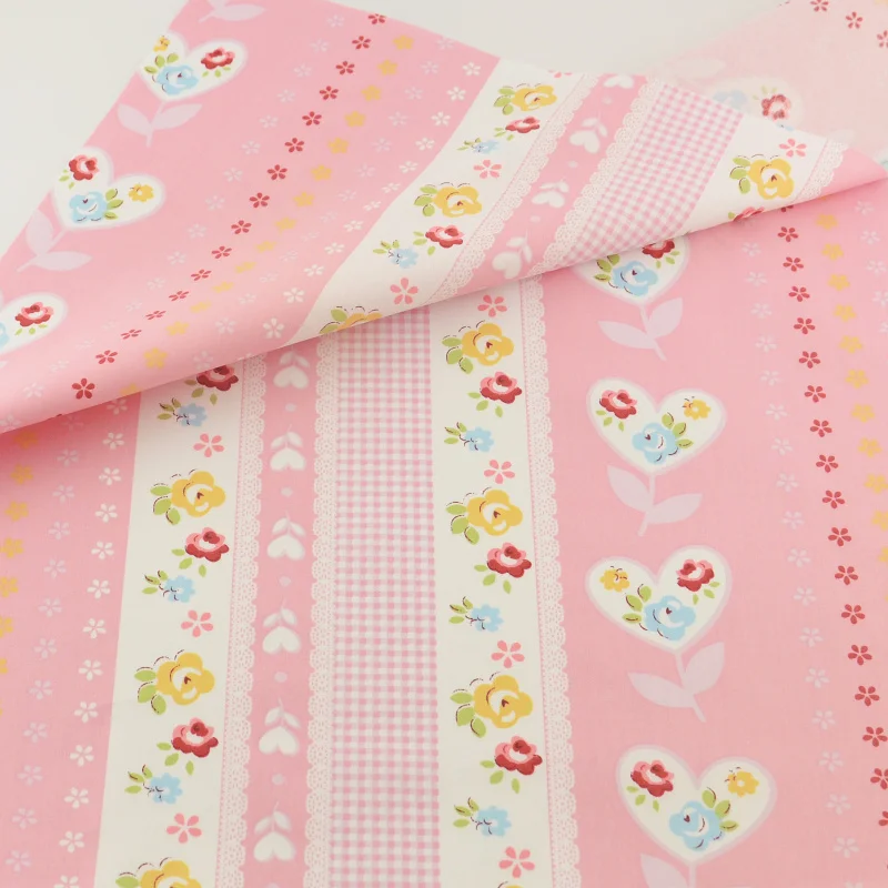 Teramila Новое поступление розовый кружевной Цветочный из хлопчатобумажной ткани