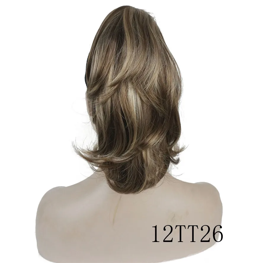 StrongBeauty, заколка-коготь, конский хвост, Hairpiec, короткие прямые волосы двойного назначения, синтетические волосы для наращивания