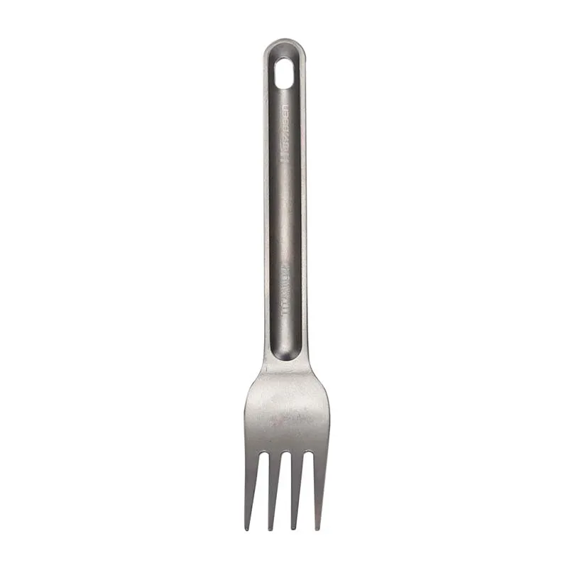 1 1 шт. Титановая Ложка Вилка длинная ручка ложка Открытый Отдых титановая Spork Кемпинг посуда инструмент-ложка для пикника - Цвет: 1