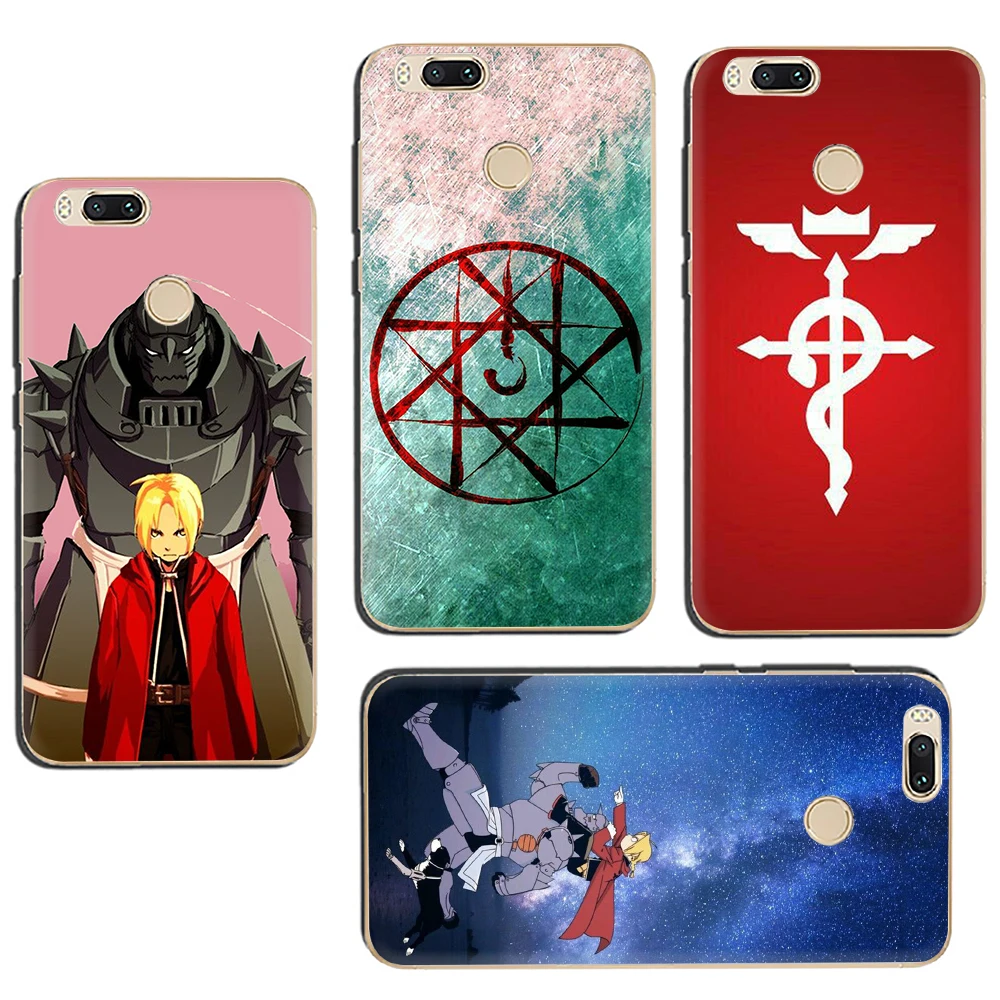 Жесткий чехол для телефона FullMetal Alchemist с аниме Xiaomi Mi 5 6 8 5S A1 A2 5X 6X F1 9 9SE MAX3 9T CC9e A3 pro |