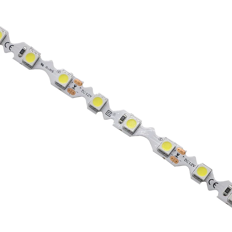 SZYOUMY RGB Светодиодные полосы S форма 5050 SMD 5 м 300 светодиоды гирлянда DC 12 В светодиод