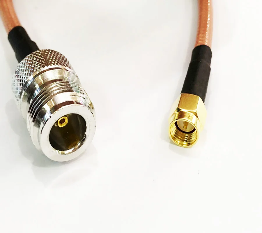 10 шт. коаксиальный кабель 20 см RG142 RF Соединители  | Отзывы и видеообзор