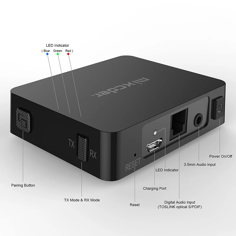 Mixcder TR008 Bluetooth 4 2 передатчик приемник в 1 aptX низкой задержкой Беспроводной музыка 3 5