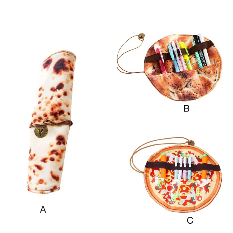 

Simulation Food Shape Storage Bag Pencil Cases Multi-functional Stationery Pen Bags Storage Pencil Box School Supplies