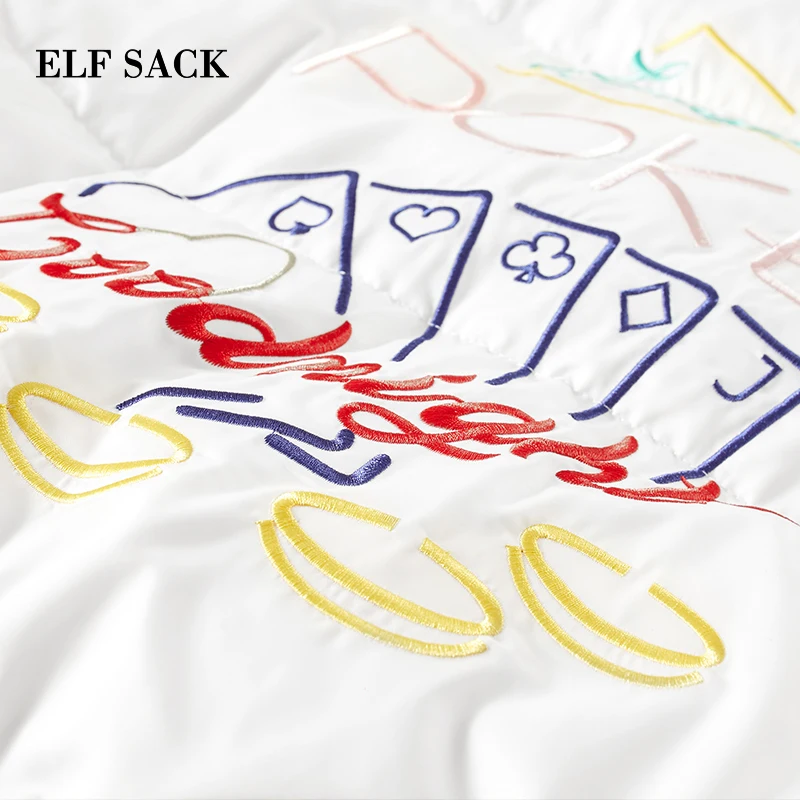 ELFSACK новинка зимнее женское пальто куртки 90% белый утиный пух с капюшоном длинный