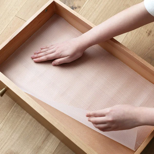 Быстро раскупаемый 1 шт. вкладыш ящика шкафы коврик прозрачные Нескользящие шкаф