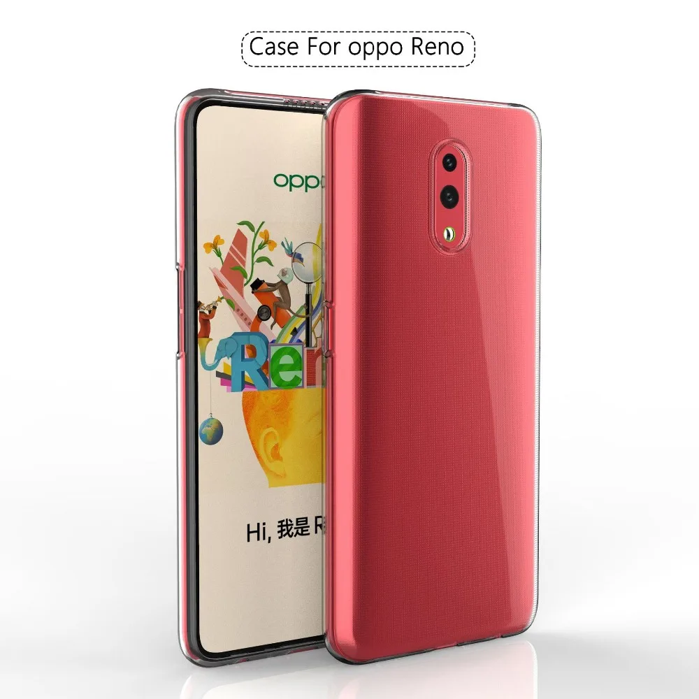 Прозрачный полноразмерный защитный чехол из ТПУ для Oppo Reno A7 R15x A7x F9 F7 F5 силиконовый мягкий тонкий прозрачный
