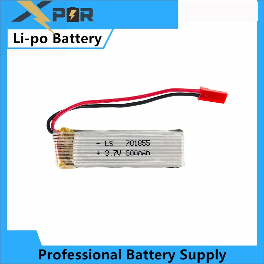 3 7 В 600 мАч 25C Lipo аккумулятор JST разъем для UDI u817 u817a u817c u818a syma s032 rc Quadcopter Airplane drone