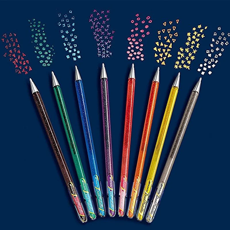 Pentel Hybrid Dual гель с металлическим эффектом Pen 1 0 мм скрапбукинг блестящие гелевые