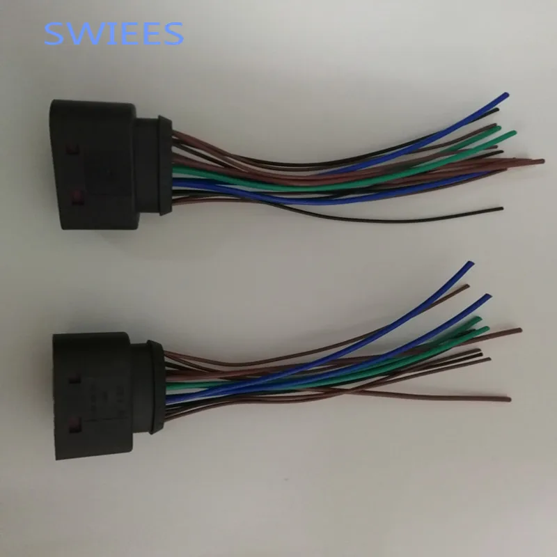 SWIEES 2 шт. 14 контактный автомобильный Головной фонарь передний свет разъем Adatper