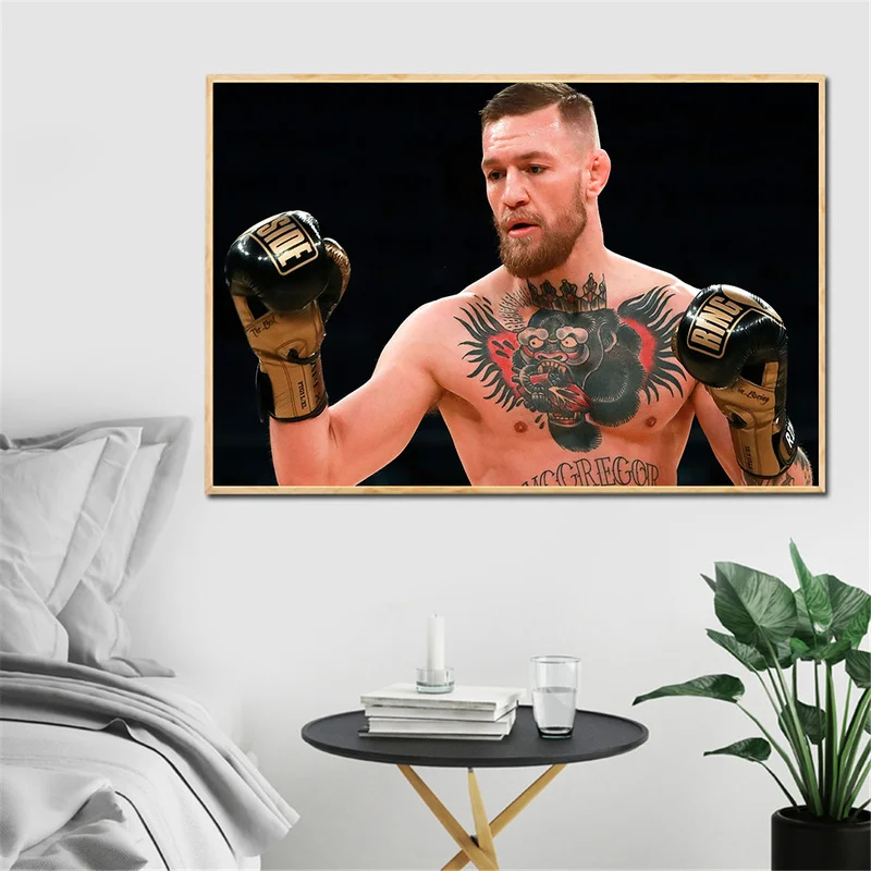 Conor McGregor плакат Хабиб Современная живопись украшение Художественная печать домашний декор бокс игра Спорт холст картины