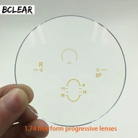 bclear 1 74 high index asp anti radiation progressiva multifocal free form progressive lenses glasses degree customized lens