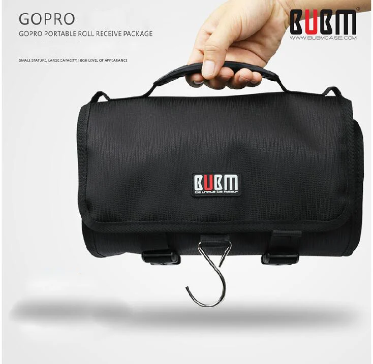 BUBM для Go Pro аксессуары большая холщовая дорожная сумка через плечо защитный чехол