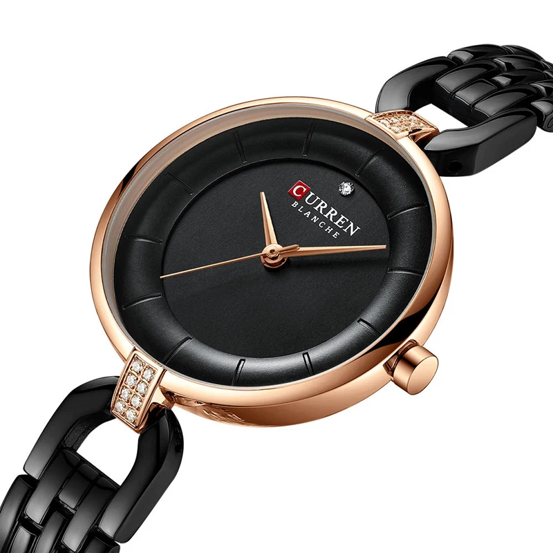 Reloj Mujer Новый Круглый циферблат без цифровых часов для женщин Аналоговые