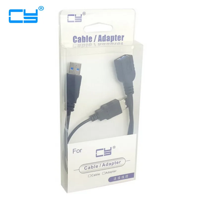 Удлинительный кабель для передачи данных и черный USB 3 0 гнездо двойной штекер
