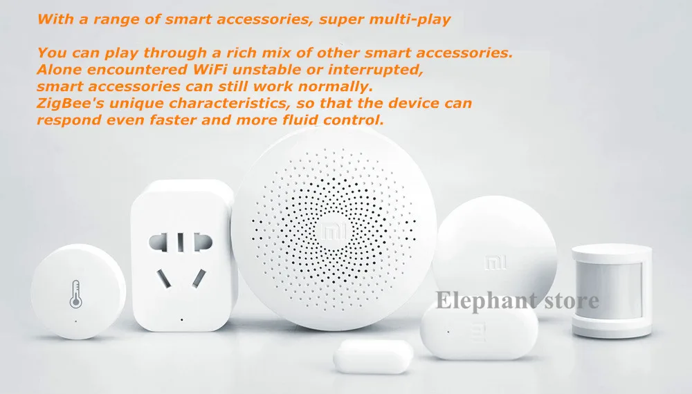 2018 Новый Xiaomi Gateway Mi Smart Control Center комплект для умного дома обновленная версия