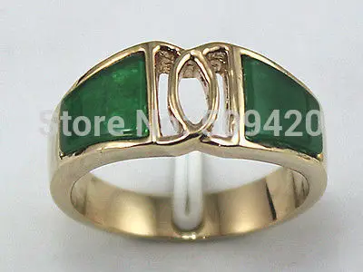 XFS2014102&gt&gt Очень красивые женщины золото заполненные инкрустация нефрита кольца