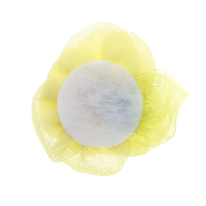 

Nishine 120pcs Kids Chiffon Hair Flower for DIY Headband Hair Clips Girls Hairband Floral with Leaf Hair Accessories