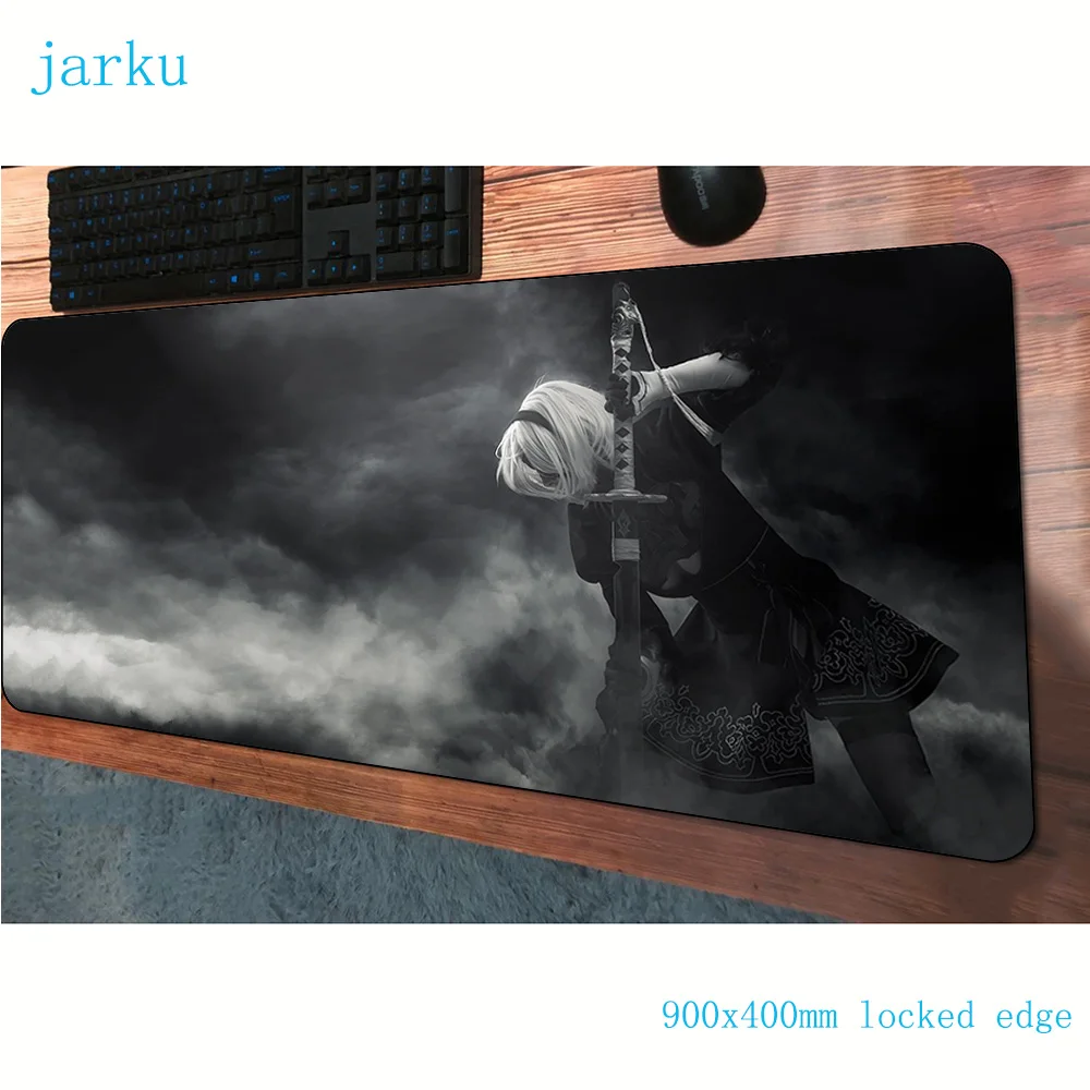 Игровой коврик для мыши nier padmouse 900x400x3 мм большой игровой геймера компьютерный