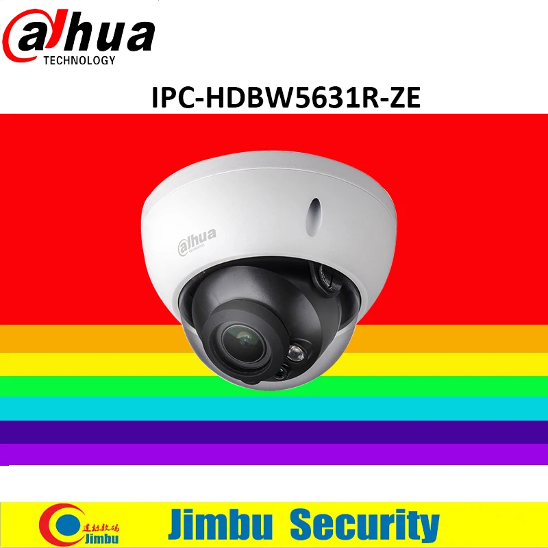 Dahua6MP IP купольная Камера poe ИК 50 м IPC HDBW5631R ZE 2 7 мм 13 5 моторизованные панель с
