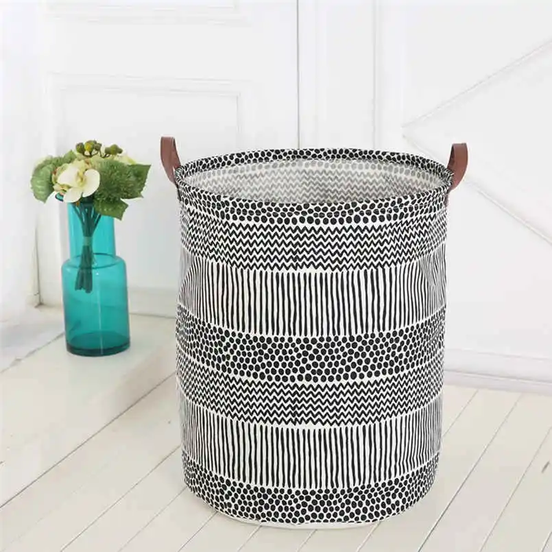Storage basket Большая водонепроницаемая Складная Прачечная корзина для хранения одежды баррель стоящий детское ведро для хранения игрушек корзина для белья Органайзер@ 15 - Цвет: Storage basket