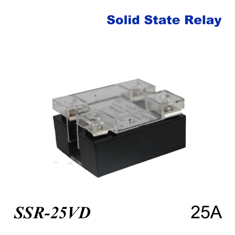 2 шт. 25A SSR, вход DC 0-10 В однофазный ssr твердотельные реле регулятор напряжения