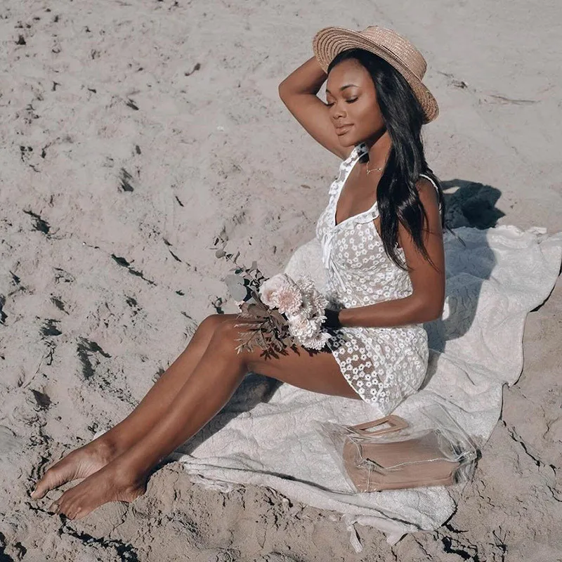 2019 Women Summer Dress Casual Sexy Vintage Elegant Dresses Bodycon Lace Korean Club Mini | Женская одежда