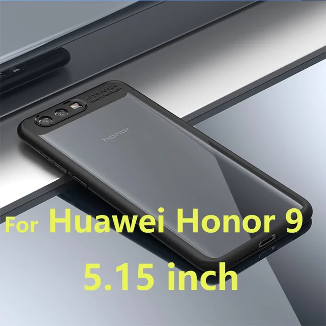 IPAKY чехол для телефона противоударный TPU+ PC чехол на huawei honor хонор 9 лайт 9 lite honor 9 honor-9 honor 9 lite 3/4/6 32/64/128 ГБ бампер - Цвет: Black Honor 9