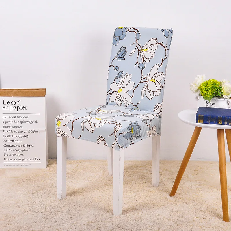 6 шт. чехол для кресла спандекс с принтом столовой эластичные Чехлы кухонных