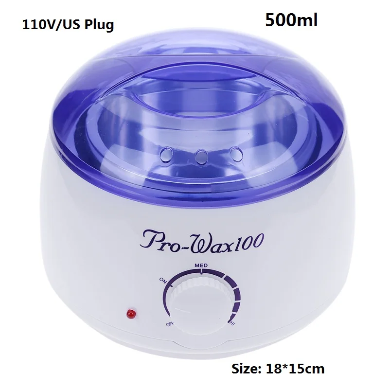 110V for US Plug Профессиональный нагреватель воска 500cc Спа Ручной Эпилятор ноги парафин нагреватель тела депиляция волос инструмент Bean Kit - Цвет: 110V for US Plug