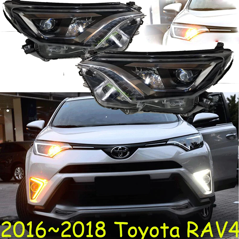 2 шт. 2016 ~ 2018 Стайлинг автомобиля для фар RAV4 vios corolla camry Hiace tundra sienna yaris Tacoma передняя