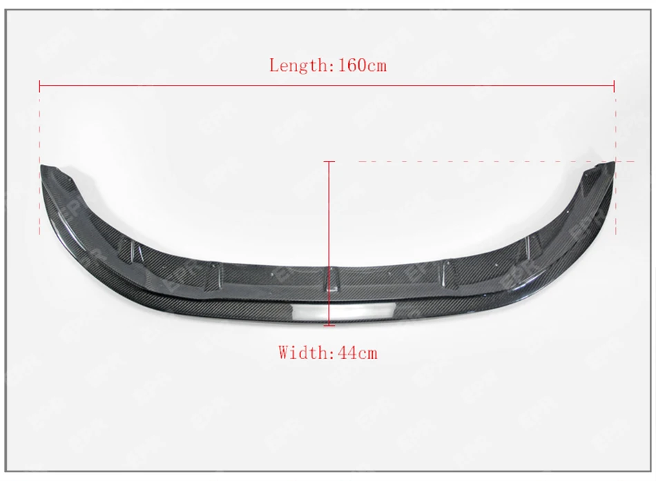 For Mini Hatch Hardtop F56 Mini Cooper S JDM Carbon Front Lip(S Only) Auto Tuning Part For Mini Carbon Fibre Front Bumper Lip