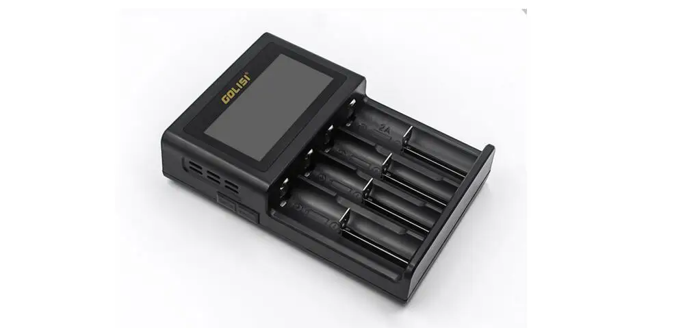 Golisi S4 2A интеллектуальное ЖК быстрое зарядное устройство для 18650 20700 26650 литий-ионная Ni-MH Ni-Cd аккумуляторная батарея в комплект не входит
