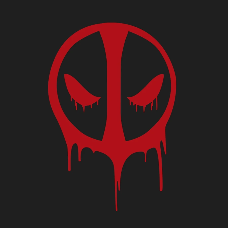 Hot Deadpool Car Sticker DIY Comics For Laptop Decor | Автомобили и мотоциклы