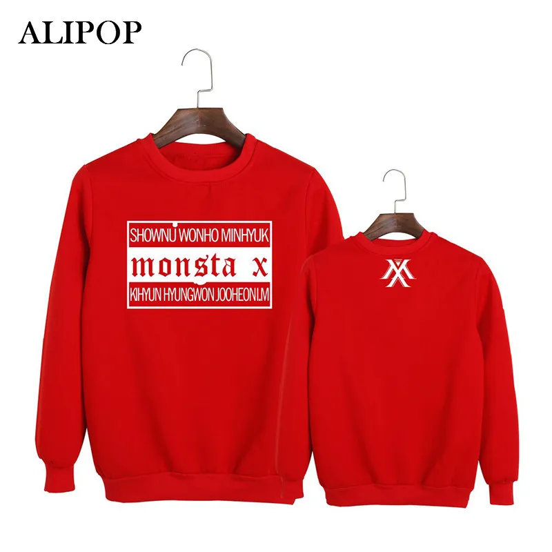 Kpop Korean Fashion Monsta X Japanese Concert Album CLAN PART.2 GUILTY Cotton Hoodies Clothes Pullovers Sweatshirts PT369 | Женская