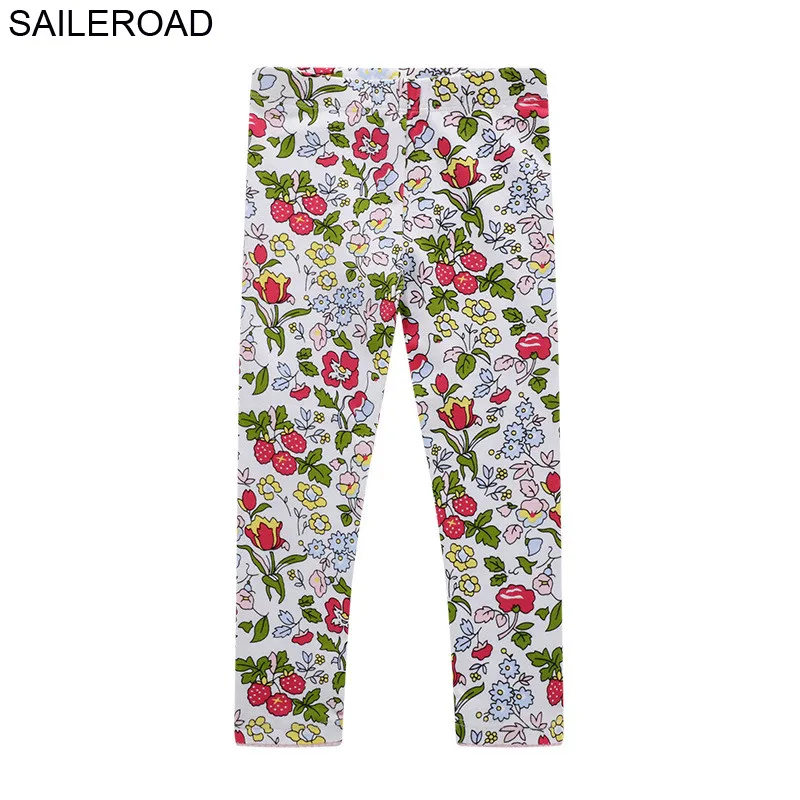 1064 same picture SAILEROAD Девочки Леггинсы для Детей Брюки Карандаш Мультфильм Вышивка Кроликом Дети Брюки Одежда Весна Осень Брюки Малыша - Цвет: 1064 same picture