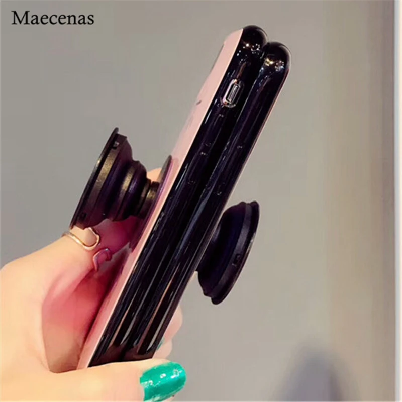 Maecenas Case Oppo R9s Cover Expanding Holder Stand Phone Cases Soft TPU Coque OppoR9s Fundas 5.5 inch |