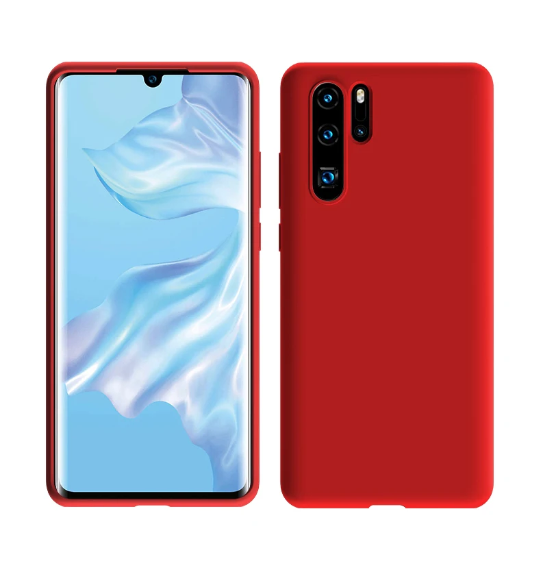 Яркий мягкий жидкий силиконовый чехол для Huawei P30 P20 Mate 20 lite Pro Nova 3 4 для Honor 8X 8A Y5 Y6 Y7 Pro P Smart Plus