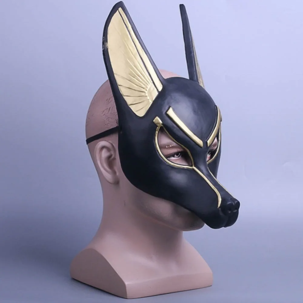 Bleach Anubis Маска Косплей Шлем Хэллоуин Латексная маска реквизит подарки маска Высокое качество
