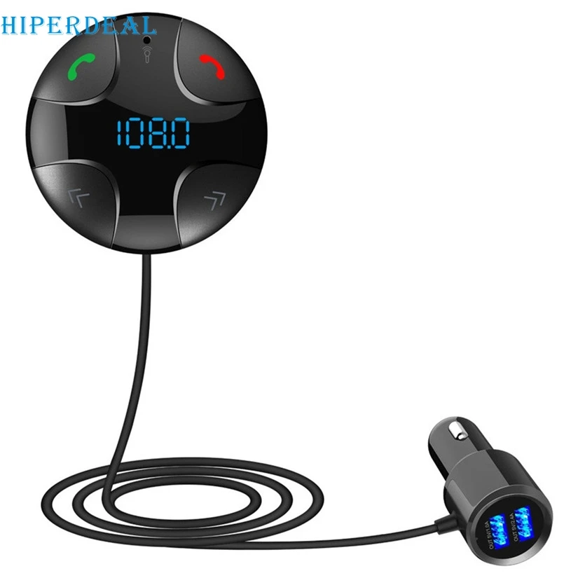 Автомобильный комплект беспроводной Bluetooth fm передатчик mp3 плеер USB ЖК дисплей