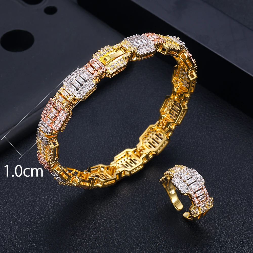 Jankelly Роскошный Уникальный Африканский браслет кольцо набор ювелирных изделий