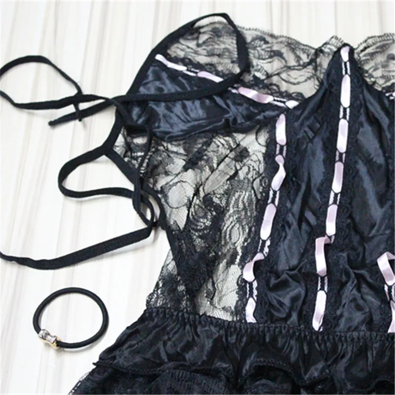 Женское модное платье для сна кружевное сексуальное страстное нижнее белье с