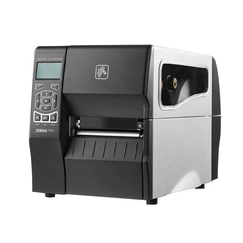 ZT230 industrial adhesive sticker printer with 300DPI &ampProfessional logistics barcode machine USB+Serial interface | Компьютеры и