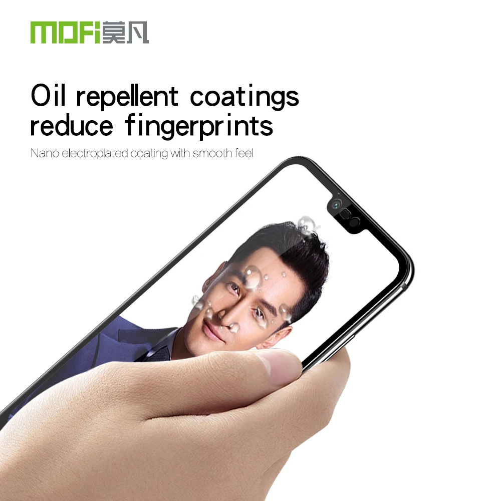MOFI Honor 10 Tempered Glass for Huawei Screen Protector Full Coverage AGC 9H 2.5D LCD Guard Protective Film Shockproof | Мобильные