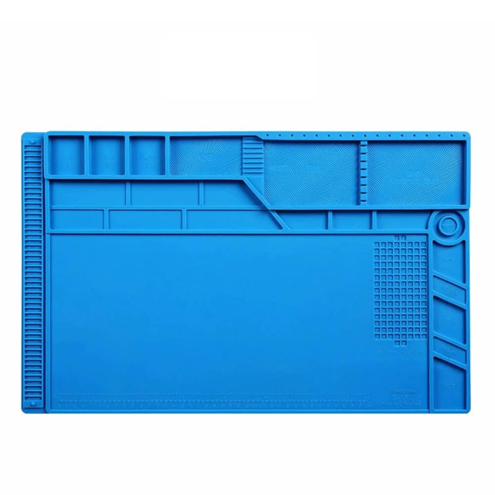 Kaisi S 180 55x35 см Теплоизоляционный силиконовый паяльник Настольный коврик с