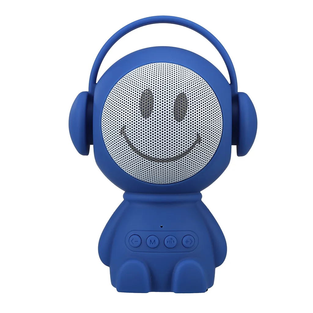 BU Портативный милый мини беспроводной bluetooth динамик Поддержка TF карты FM радио bluetooth динамик телефон для детей Дети 507#2 - Цвет: BU